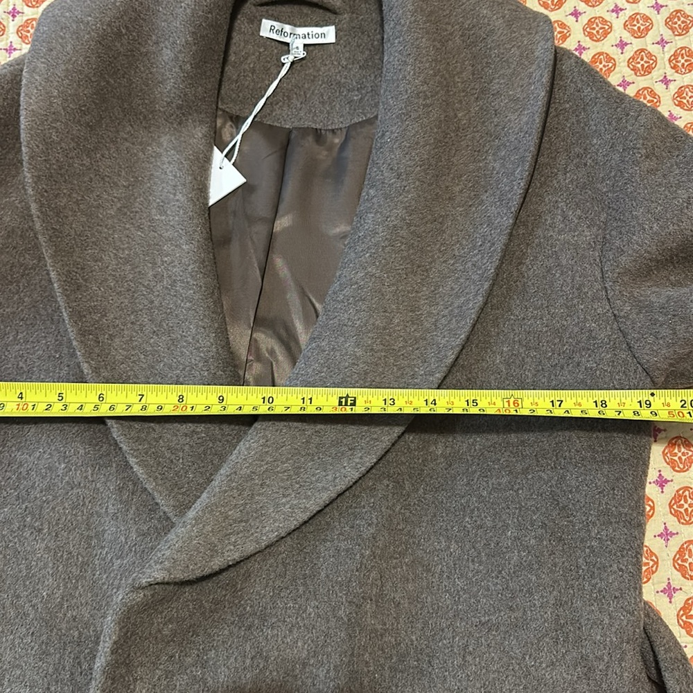 Reformation wrap coat, size S, NWT - Picture 9 of 11